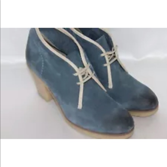 blue suede desert boots